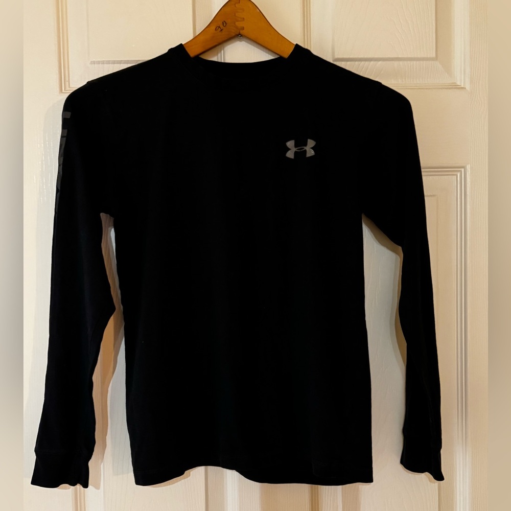 Under Armour Black Long Sleeve Loose Fit Top